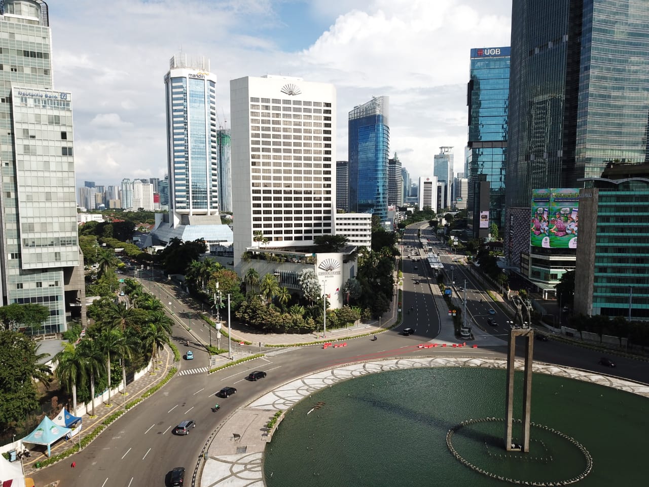 Esai Foto Lebaran di Jakarta, Pakai Drone