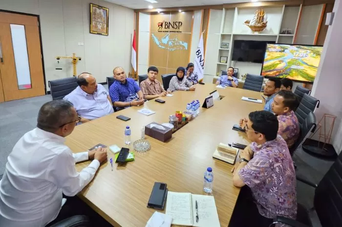 Foto: Komisioner BNSP dan LSP Indonesia Jalin Kolaborasi Strategis untuk SDM Unggul, Kamis (18/1/2024). (Doc.BNSP)