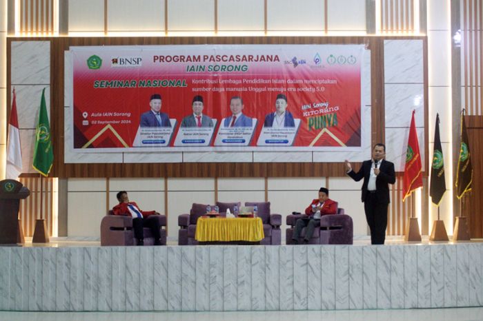 IAIN Sorong Gelar Seminar Nasional, Siapkan Lulusan Kompeten Menghadapi Era Society 5.0 Dengan Dukungan BNSP