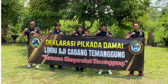 Ormas Lindu Aji Deklarasi Pilkada Damai 2024 di Wilayah Magelang Raya