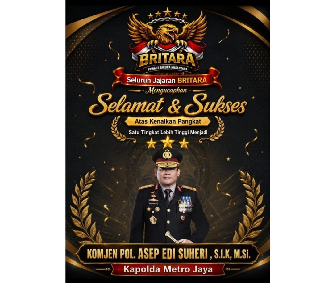 Kenaikan Pangkat Kapolda Metro Jaya menjadi Komjen, BRITARA BRINUS: Dinamika Sosial Jakarta Berbeda