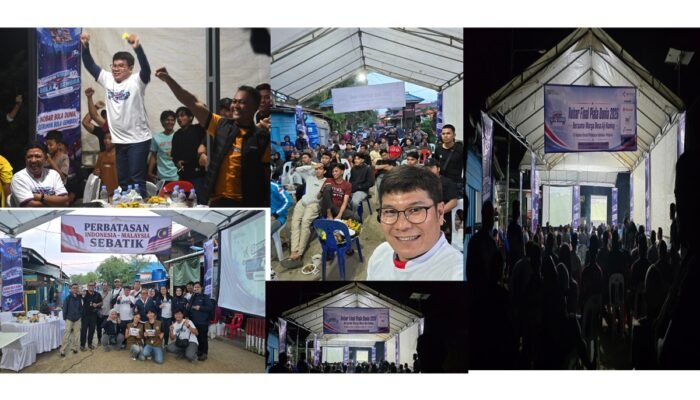 Nobar Final Piala Dunia di Perbatasan Berlangsung Sukses, ANTARA Hadirkan Semangat Kebersamaan di Sebatik